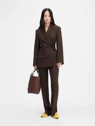 The Tibau jacket Asymmetric double-breasted blazer