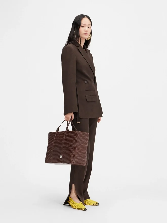 The Tibau jacket Asymmetric double-breasted blazer The Tibau jacket Asymmetric double-breasted blazer