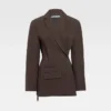 The Tibau jacket Asymmetric double-breasted blazer The Tibau jacket Asymmetric double-breasted blazer