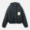 The Torneo hoodie Rosemary label zipped hoodie The Torneo hoodie Rosemary label zipped hoodie
