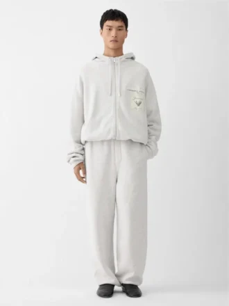 The Torneo hoodie Rosemary label zipped hoodie