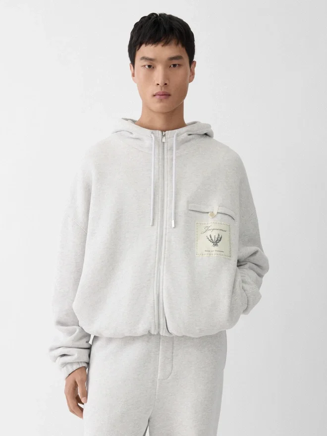 The Torneo hoodie Rosemary label zipped hoodie The Torneo hoodie Rosemary label zipped hoodie