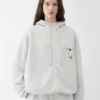 The Torneo hoodie Rosemary label zipped hoodie The Torneo hoodie Rosemary label zipped hoodie