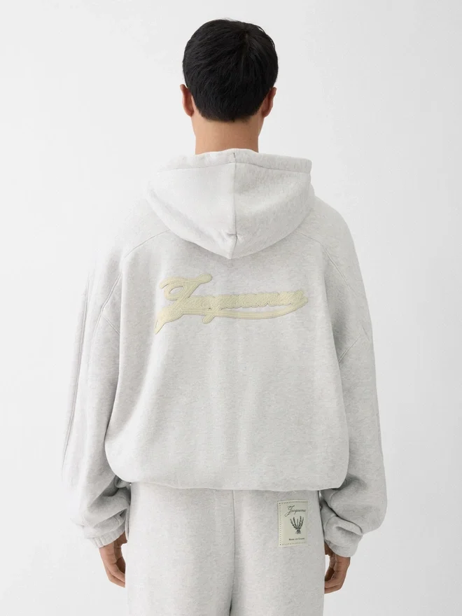 The Torneo hoodie Rosemary label zipped hoodie The Torneo hoodie Rosemary label zipped hoodie