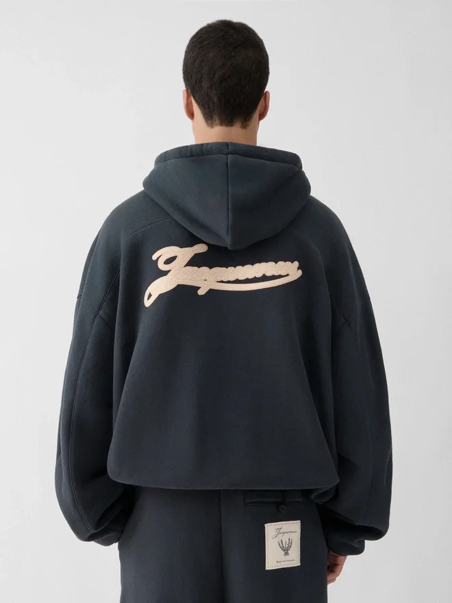 The Torneo hoodie Rosemary label zipped hoodie The Torneo hoodie Rosemary label zipped hoodie