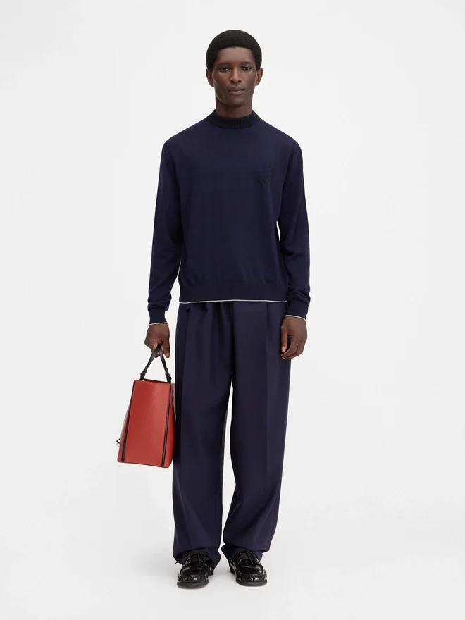 The Tricot knit Fitted monogram sweater The Tricot knit Fitted monogram sweater