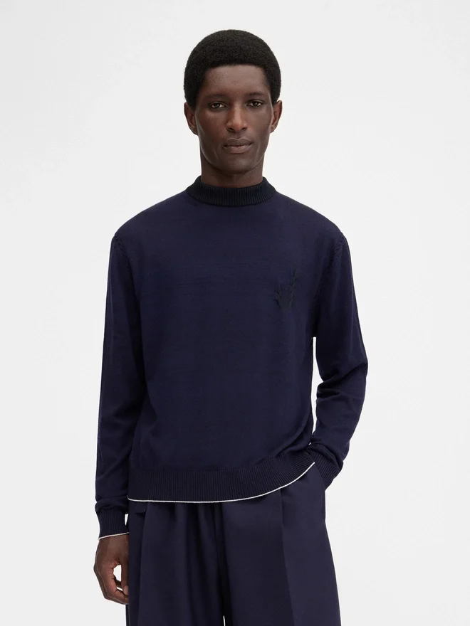 The Tricot knit Fitted monogram sweater The Tricot knit Fitted monogram sweater