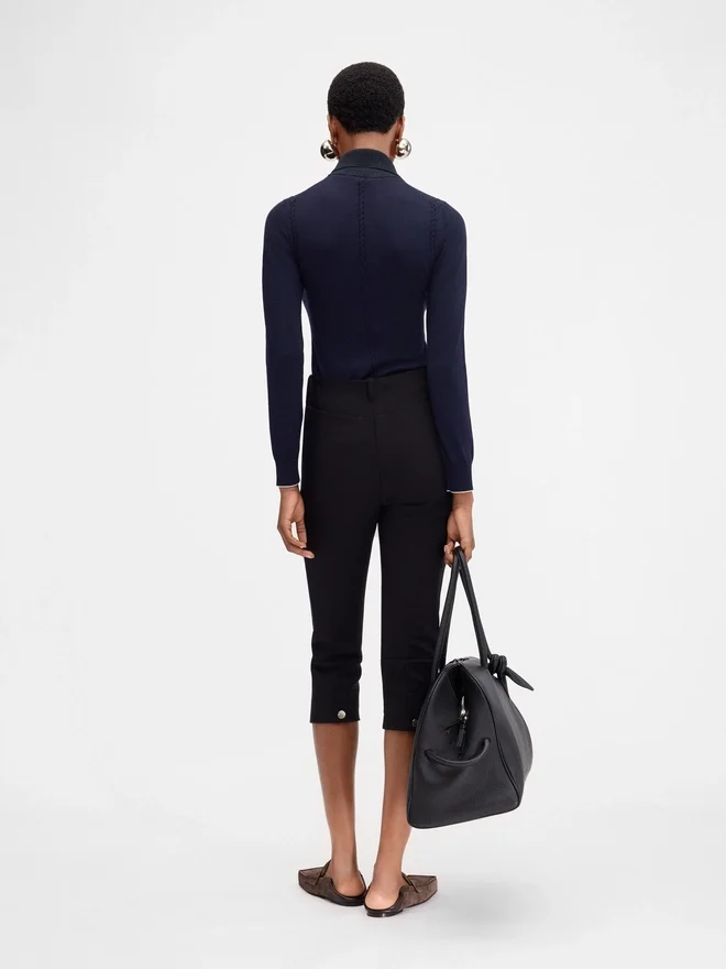 The Tricot knit J logo knit polo The Tricot knit J logo knit polo
