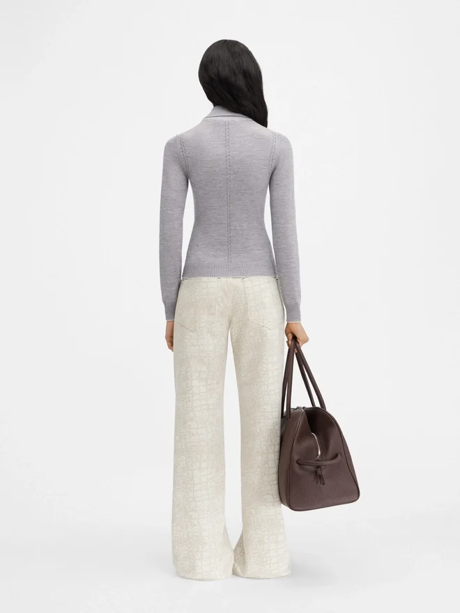 The Tricot knit J logo knit polo The Tricot knit J logo knit polo