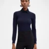 The Tricot knit J logo knit polo The Tricot knit J logo knit polo
