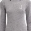 The Tricot knit J logo knit polo The Tricot knit J logo knit polo