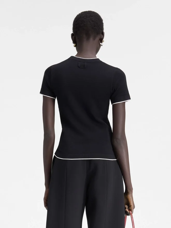 The Tricot t-shirt Asymmetric knit t-shirt The Tricot t-shirt Asymmetric knit t-shirt