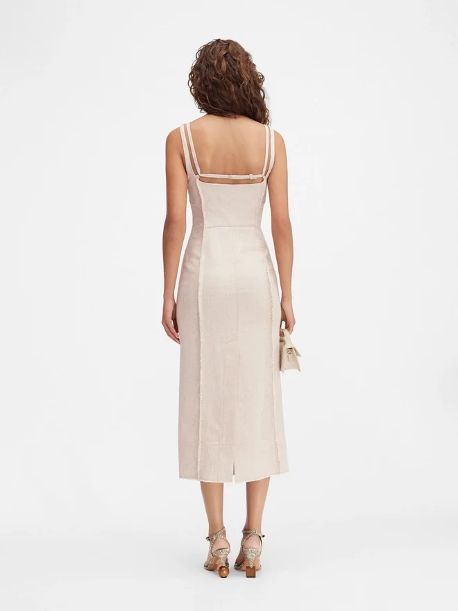 The Valérie dress Frayed fitted dress The Valérie dress Frayed fitted dress