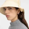 The Vela hat Folded raffia bucket hat The Vela hat Folded raffia bucket hat