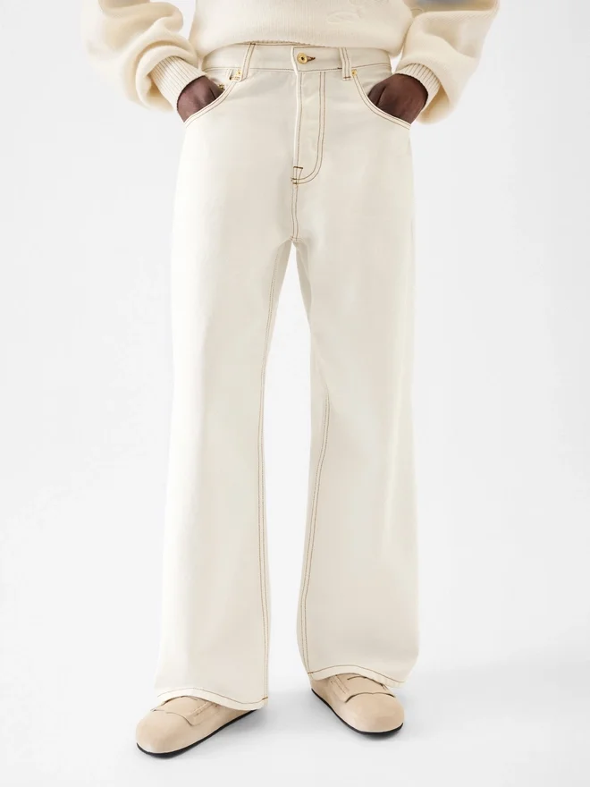 The wide de-Nîmes denim pants Oversized jeans The wide de-Nîmes denim pants Oversized jeans