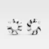 The Zebra earrings Rhinestone zebra hoop earrings