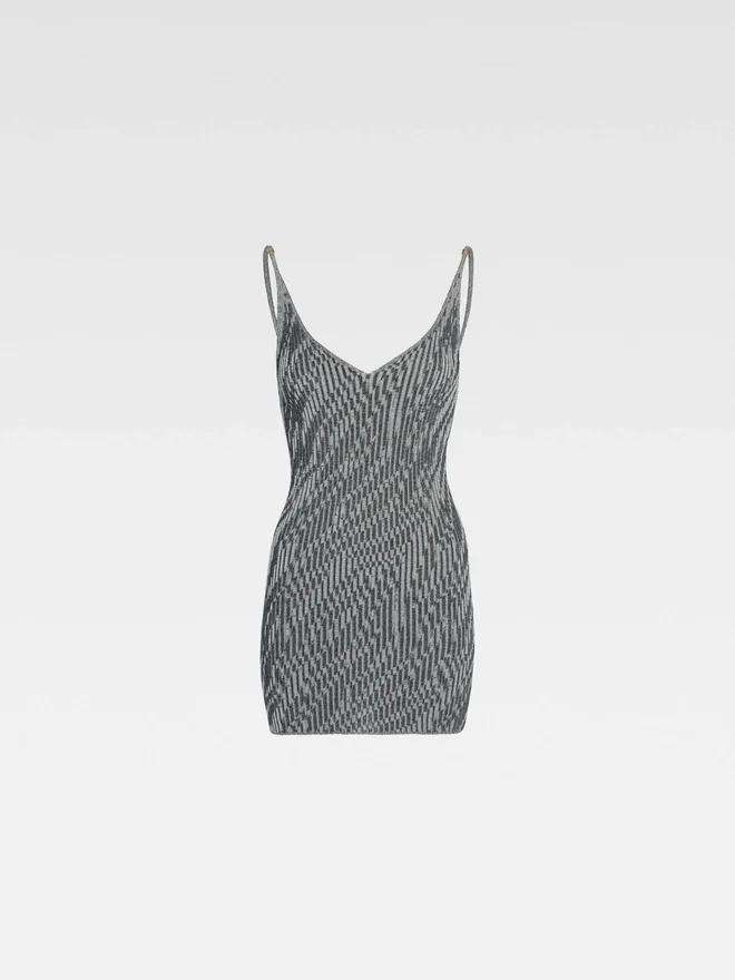 The Zebra mini knit dress Zebra jacquard mini dress The Zebra mini knit dress Zebra jacquard mini dress